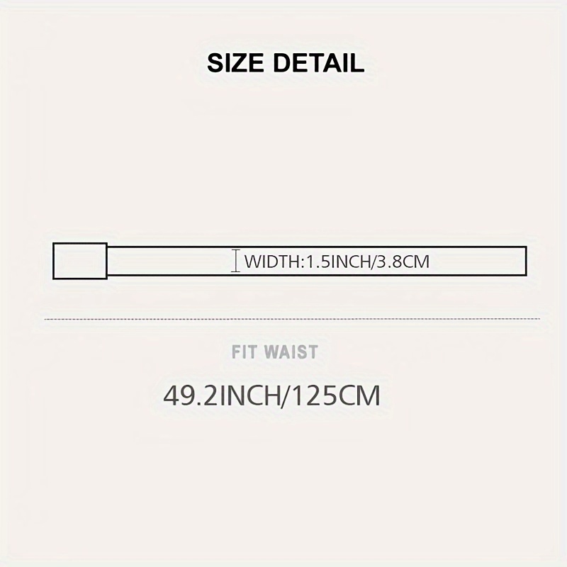 2 Pack Casual Belts with Nylon Webbing Quick Release Buckle